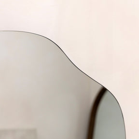 Medium Frameless Pond Mirror alternate shot of irregular curves