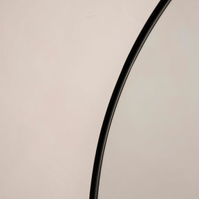 Full Length Black Arched Large Metal Mirror arch