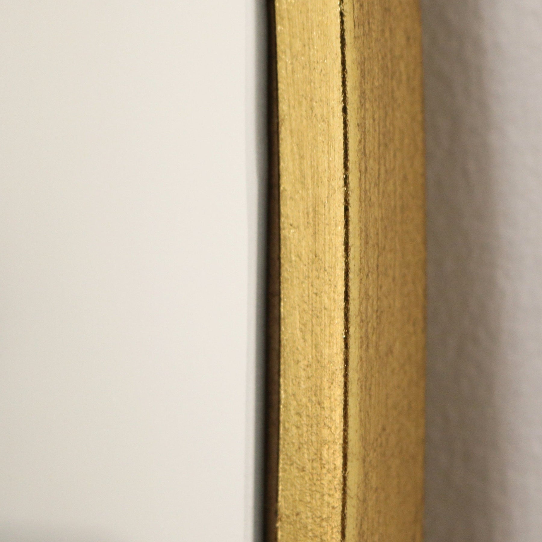 Gold Full Length Arched Metal Mirror frame