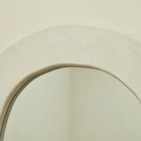 Alessia - Miroir long arqué en béton 190 cm x 100 cm