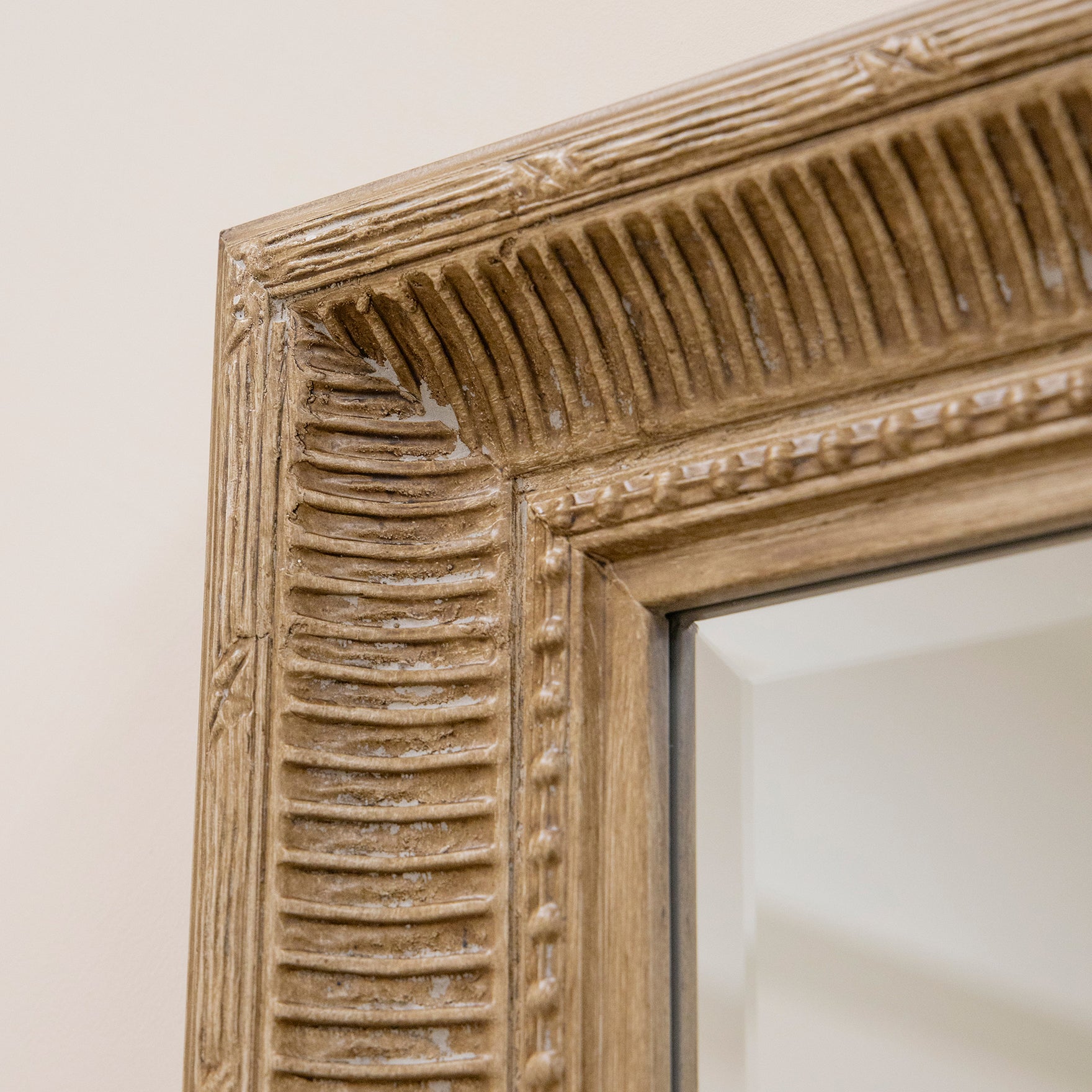 Antoine - Full Length Washed Wood Rectangular Mirror 185cm x 100cm
