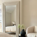 Aurora - Full Length Ribbed Concrete Mirror 180cm x 90cm