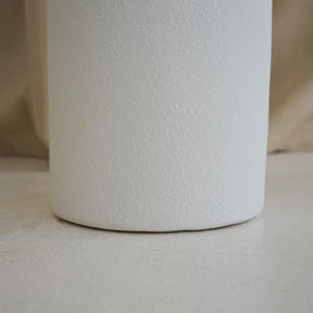 Cadiz - White Textured Ceramic Large Vase