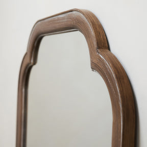 Full Length Washed Wood Arched Mirror arch