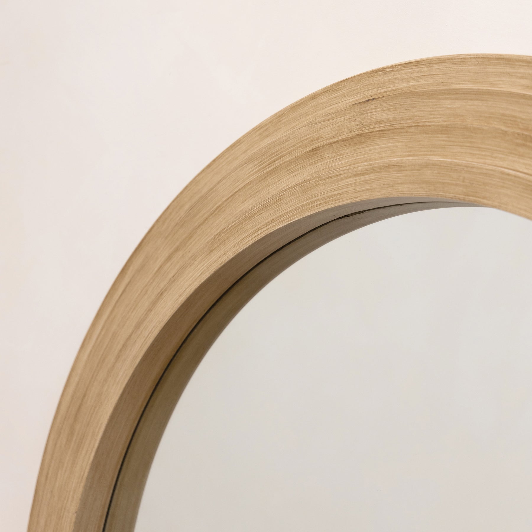 Luciana - Full Length Arched Washed Wood Mirror 180cm x 110cm