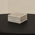Marbelle - White Marble Coasters Set of 4 Square