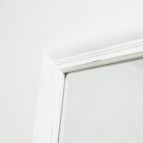 Sasha - White Shabby Chic Rectangular Window Mirror 133cm x 108cm