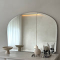 Vienna - Large Frameless Overmantle Bevelled Mirror 95cm x 70cm