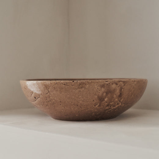 Portera - Caramel Gloss Ceramic Decorative Bowl