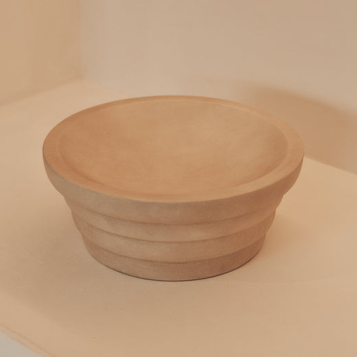 Luciana - Concrete Ribbed Bowl 25cm