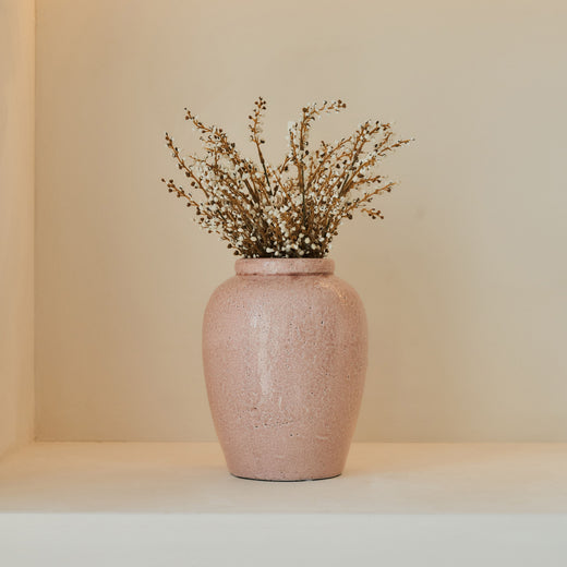 Portera - Blushed Pink Gloss Ceramic Vase