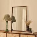 Corra - Antique Bronze Rope Twist Metal Overmantle Mirror 90cm x 60cm