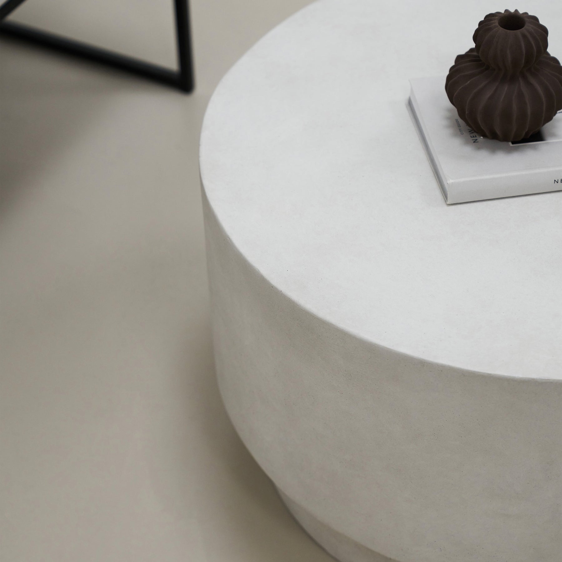 Angelo - Minimal Concrete Round Coffee Table