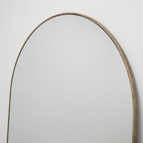 Champagne Full Length Arched Metal Mirror arch