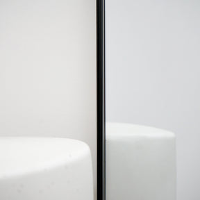 Aria - Full Length Black Extra Large Metal Mirror 190cm x 110cm
