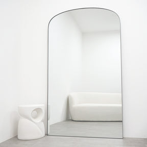 Aria - Full Length Black Extra Large Metal Mirror 190cm x 110cm