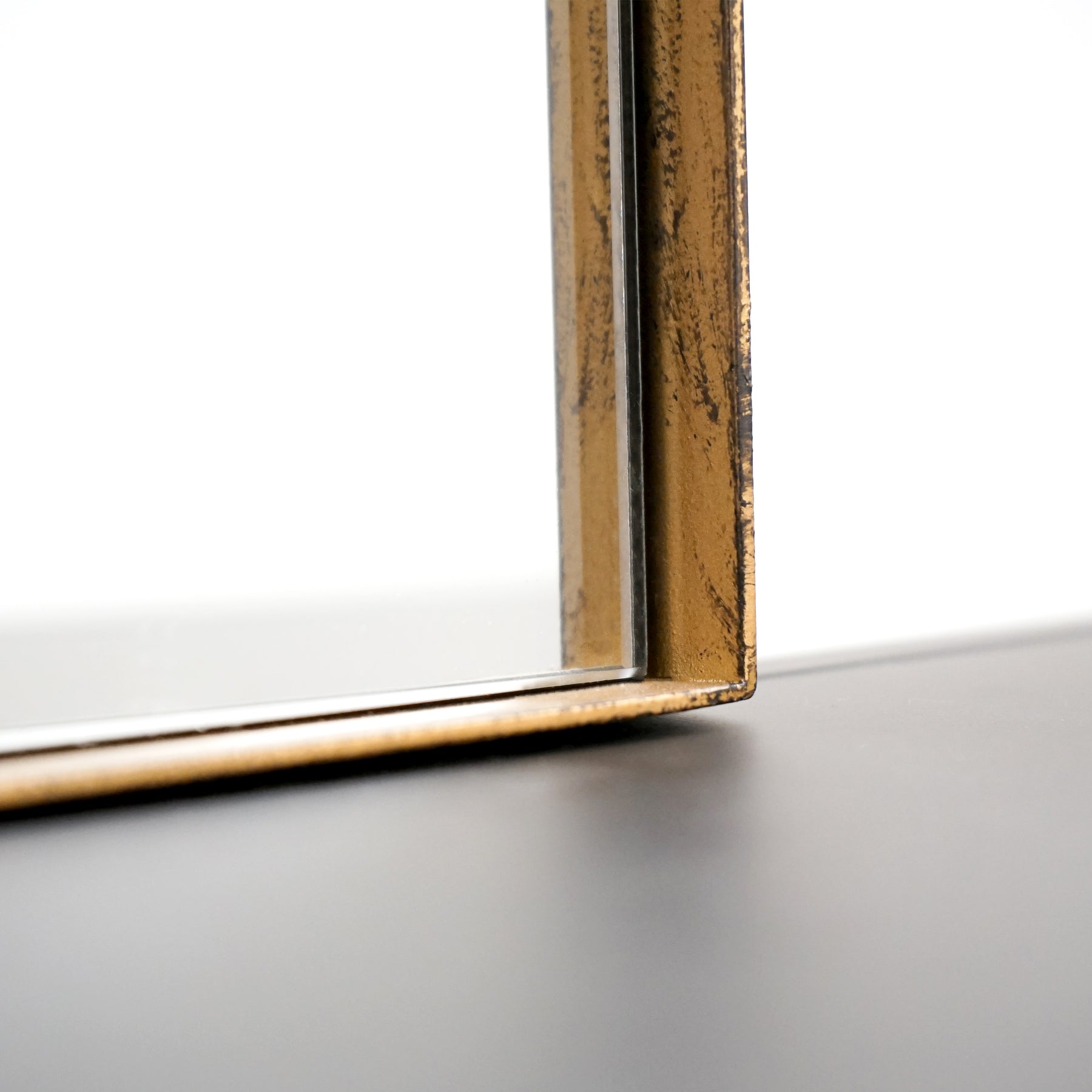 Isla - Gold Arched Metal Overmantle Wall Mirror 120cm x 90cm