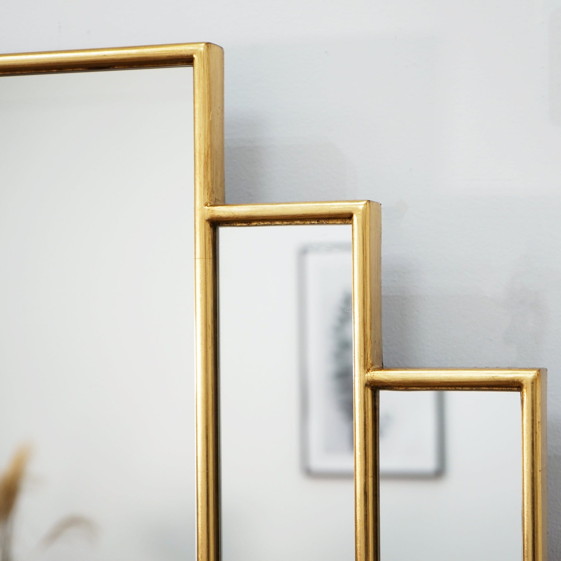 Gold Art Deco Wall Mirror 48