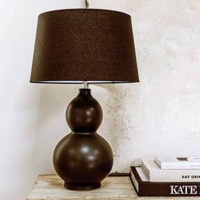Syros - Black Ceramic Table Lamp