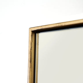 Theo - Full Length Gold Rectangular Extra Large Metal Mirror 190cm x 120cm