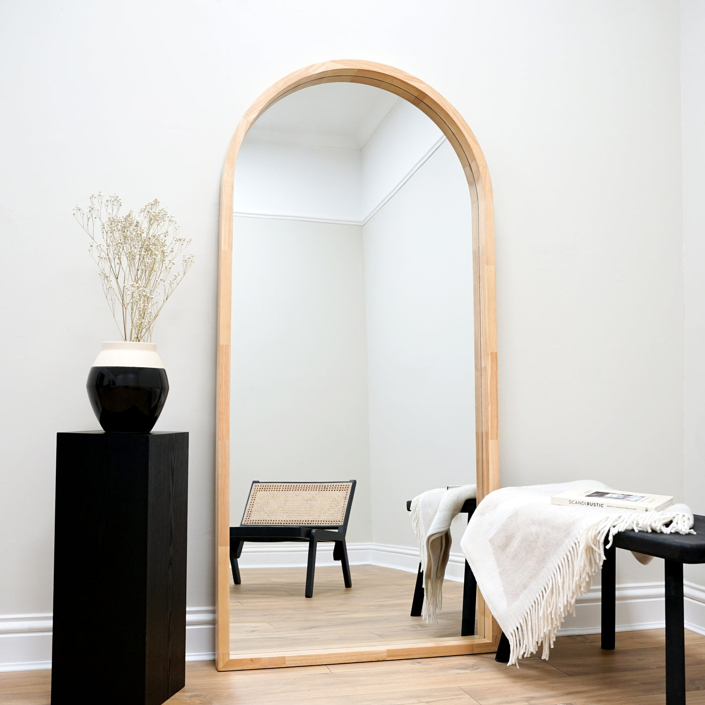 Natural Organic Full Length Wooden Arched Mirror 170cm X 80cm Lilia natural-organic-full-length-wooden-arched-mirror-170cm-x-80cm-lilia