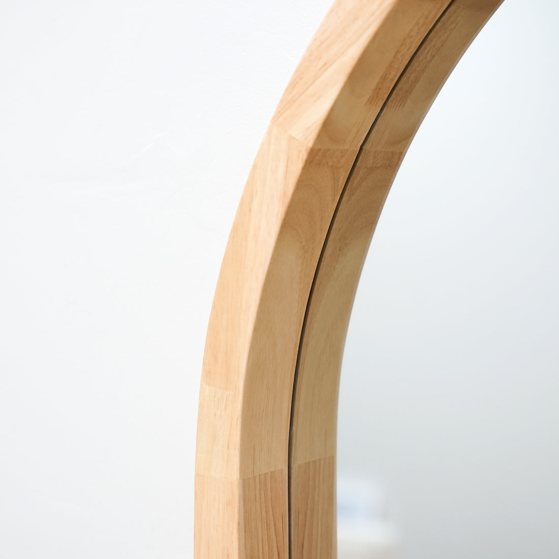 Natural Organic Full Length Wooden Arched Mirror 170cm x 80cm Lilia